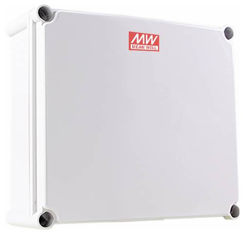 MEAN WELL Gehäuse, Industrie-Gehäuse, Outdoor-Gehäuse 175 x 175 x 75 PC, Polycarbonat, Kunststoff Grau 1St.