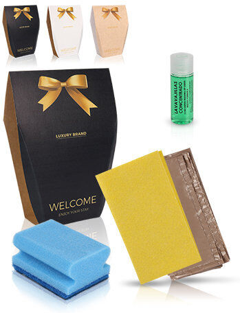 Tirolix Set 40 Pezzi Kit Pulizia per Alloggi