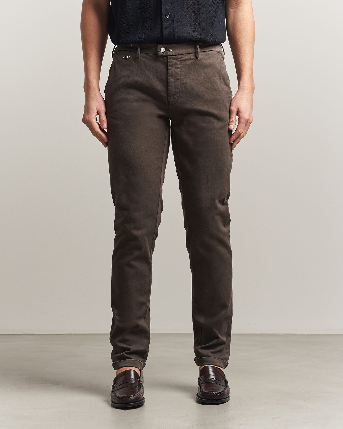 Tramarossa Luis Superstrech Cotton Chino Coffee men W32 Brun