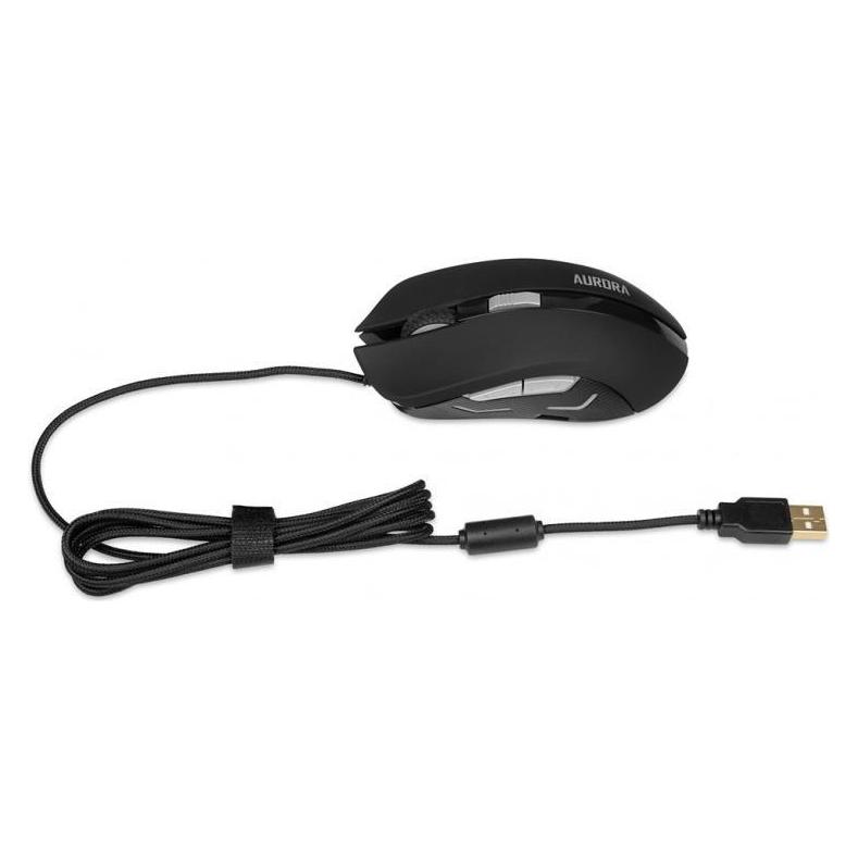 iBox Aurora A-1 Maus USB Typ-A Optisch 2400 DPI rechts (Kabelgebunden) (IMOGS9031)