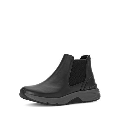 Chelseaboots GABOR "Chelsea Boot", Damen, Gr. 43, schwarz, Schuhe Chelseaboots