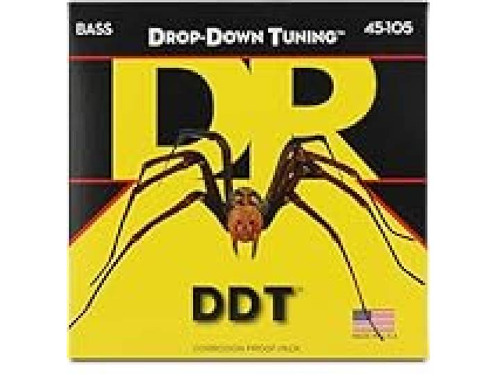 DR String DDT-45 Drop Down Tuning Jeu de cordes pour guitare basse