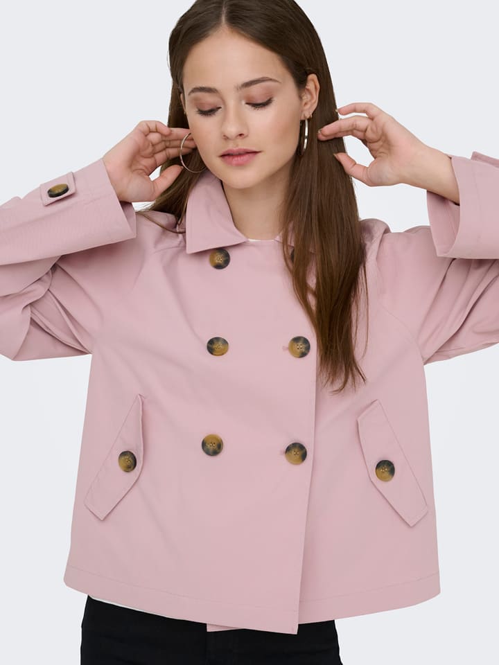 ONLY Übergangsjacke in Rosa - M