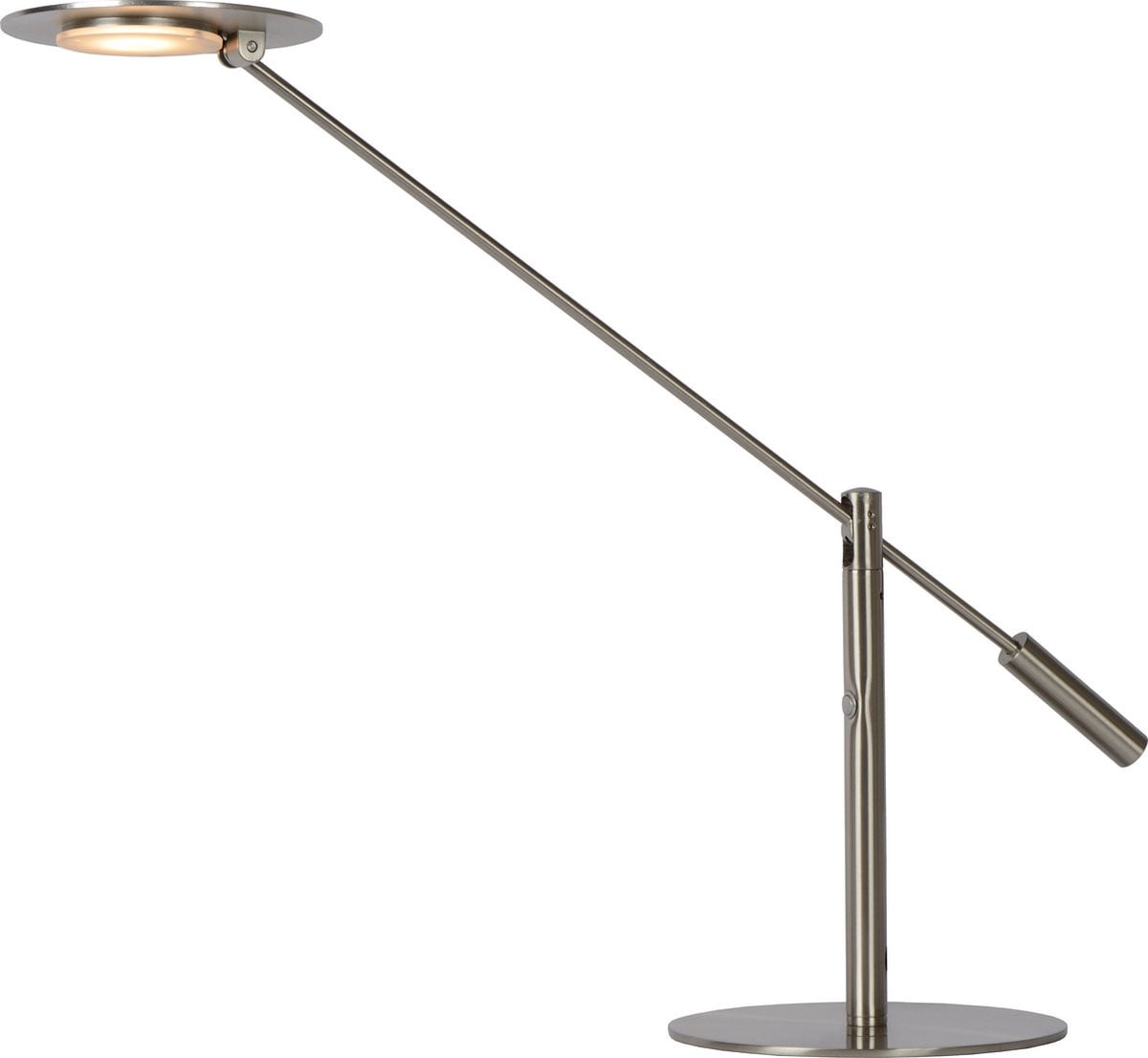 Lucide ANSELMO Bureaulamp - LED Dimbaar - Mat Chroom