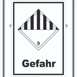HB-Druck Aufkleber verschiedene Gefahren Gefahr Stoffe Material miscellaneous A4 (210x297mm)