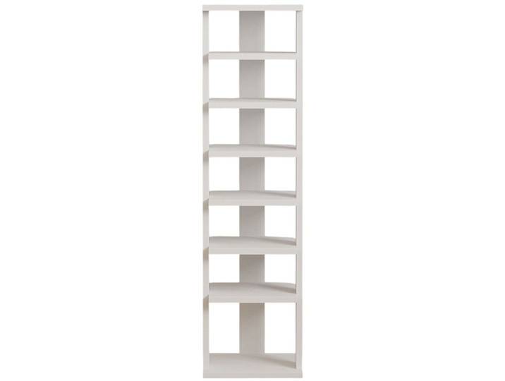 Schuhregal Hylde weiss Holz B 29.6 H 110 cm - Material: Holzwerkstoff - Schuhregal