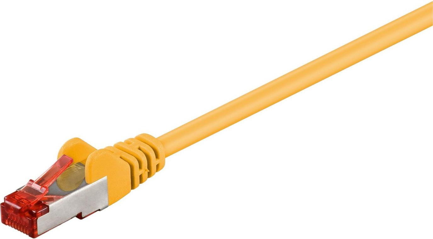 Microconnect B-FTP615Y Cat6 F/UTP (FTP) Netwerkkabel met RJ-45 connectoren, 15 meter, geel