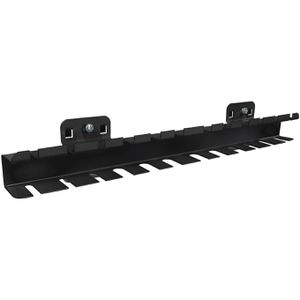 ADB Werkzeughalter 73160, schwarz, für Lochwand, Schraubendreherhalter 12-fach, aus Metall