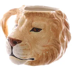 Puckator, Tasse, Löwenkopf geformte Tasse aus Dolomit-Keramik (1x)