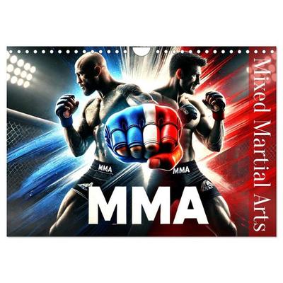 MMA - Mixed Martial Arts France (Calendrier mural 2026 DIN A4 vertical), CALVENDO calendrier mensuel