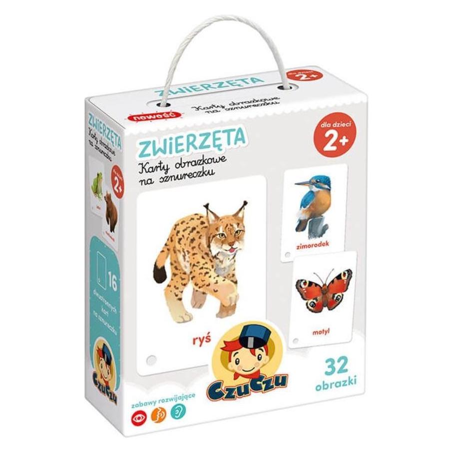 Czuczu Czu Czu Karty obrazkowe na sznurku Zwierzęta (2145)