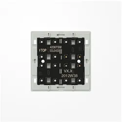 JUNG Tastsensor-Modul, Schalter + Taster, Weiss