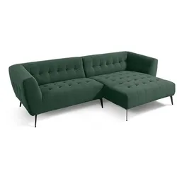 SOMETA Ecksofa Victor Cord Grün