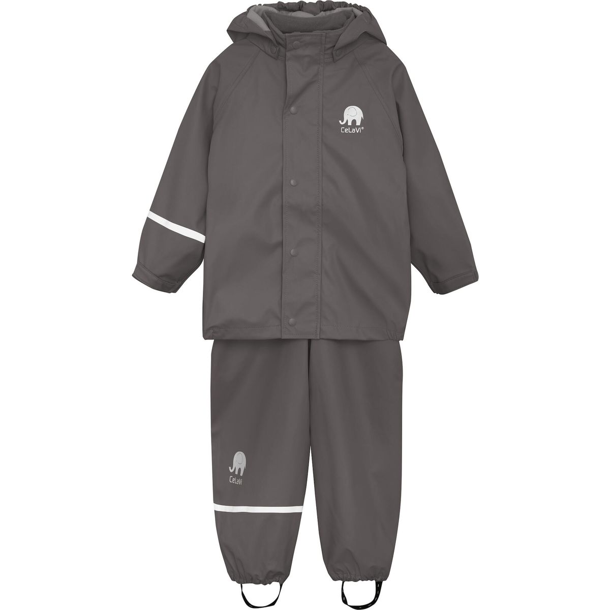 Celavi Basic Rainwear set -solid PU grey (174) 100 1145-174-100