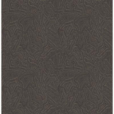 A-Street Prints Hollenback Black Dotted Abstract Wallpaper