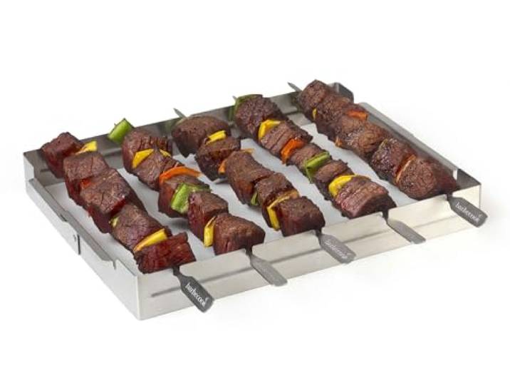 Barbecook Brochettehouder, Houder voor 5 Brochettes, Grillspieshouder