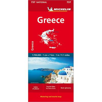 Michelin Griechenland, Karte von Michelin, Michelin, 978-2-06-717201-2