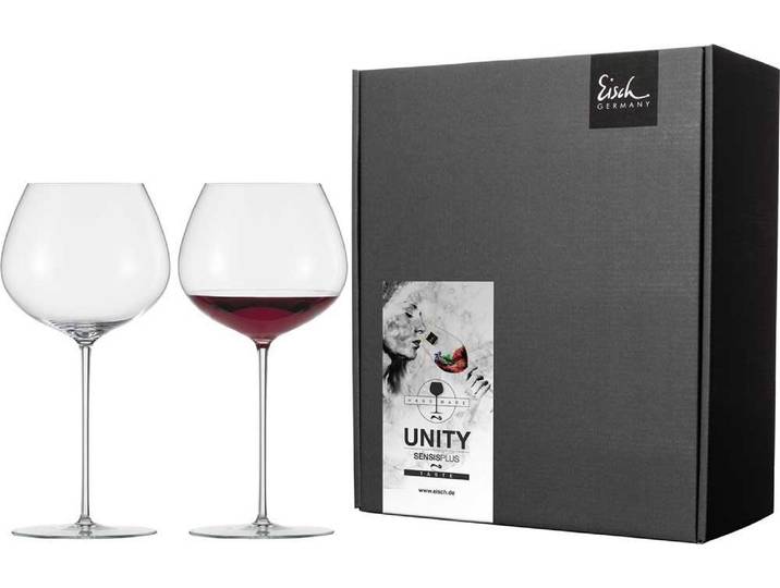 Eisch Germany Rotweinglas Unity SensisPlus Burgunderglas 522/1, 2-tlg., Kristallglas