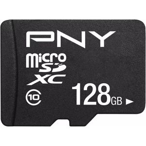 PNY Micro-SD-Karte Performance Plus, 128GB, bis 10 MB/s, UHS-I U1, SDXC