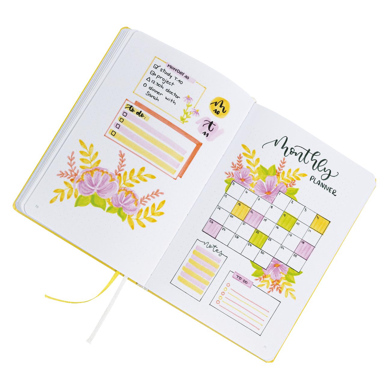 Tombow Creative Journaling Kit (A5, Gepunktet, Harter Einband) (BUJO-SET2)