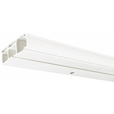 Gardinenstange LIEDECO Gr. 5, weiß, L:250cm, Kunststoff, Gardinenstangen