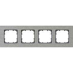 Siemens Schalterprogramm 4fach Rahmen Delta Natur 5TG11240 1 St.