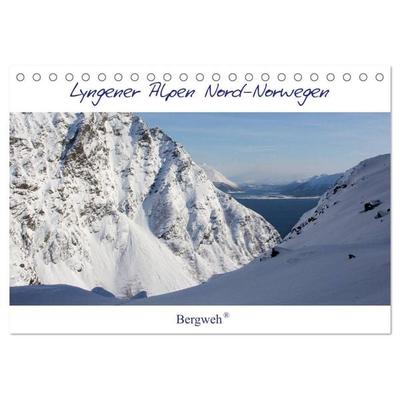 Lyngener Alpen Nord-Norwegen (Tischkalender 2026 DIN A5 quer), CALVENDO Monatskalender