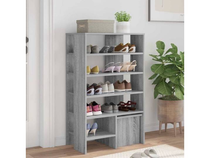 Meuble a chaussures Vidaxl Cabinet à chaussures 2 pcs Gris Sonoma Bois d'ingénierie