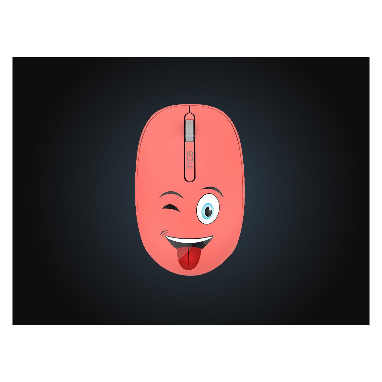 Inca Wrls Maus 1200DPI/3Tasten/2.4GHzUSB-A WEENY Emoji or (Kabellos) (IWM-245RT)
