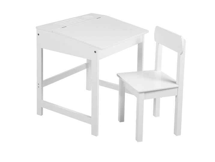 roba Schulpult mit Stuhl - 55x49x58cm - weiß -