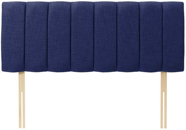 Latitude Run Upholstered Headboard Blue Velvet Single (3')