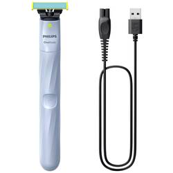 Philips Bodycare OneBlade 1st Shave QP1324/20 Nassrasierer Himmelblau