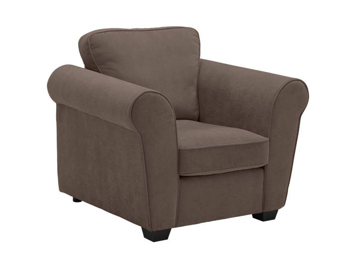 Carryhome Sessel, Braun, Kunststoff, Füllung: Schaumstoff, 106x88x86 cm, Wohnzimmer, Sessel, Sonstige Sessel