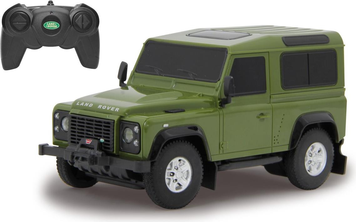 Jamara Germany Land Rover Defender schaalmodel 1:24 groen 27MHz