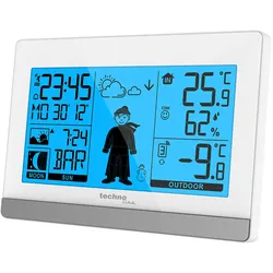 Technoline WS9612 moderne Wetterstation, weiß