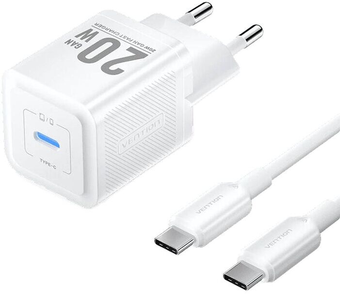 CARREGADOR VENTION 20W GAN CABO 1M BR
