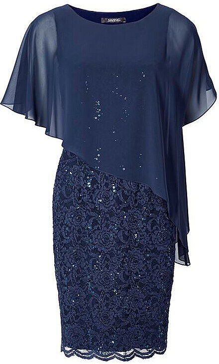 SWING Cocktailkleid blau   42 42