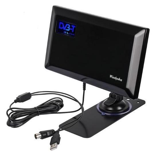 INNE Wiedyska Slim DVB-T RTV-nantenne (Zimmerantenne, 33 dB, DVB-T / -T2) (ANT0307)