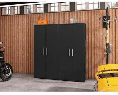 "Manhattan Comfort Eiffel 35"" Garage Cabinet - Set of 2"