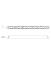 DIGITUS 1U Aluminum PDU rackmountable Switch (DN-95435)