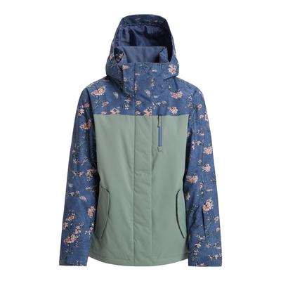 Snowboardjacke ROXY "Roxy Jetty", Damen, Gr. XL, bunt (wild wind chloe blossom), Obermaterial: 55% Polyester, 45% Polyester., Jacken Snowboardjacke