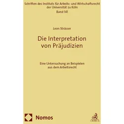 Die Interpretation von Prjudizien, Fachbücher