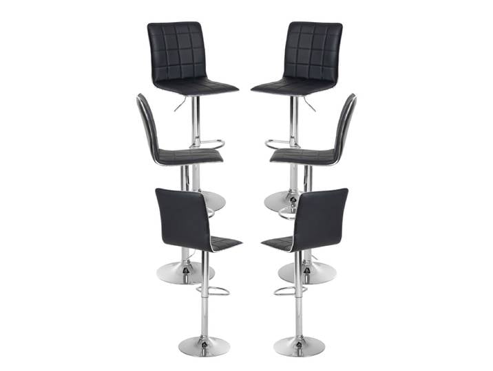 6er Set Likod Hocker - Schwarz