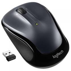 Logitech LOGITECH Wireless Mouse M325s dunkelgrau Maus Optisch Schwarz 5 Tasten 910-006812