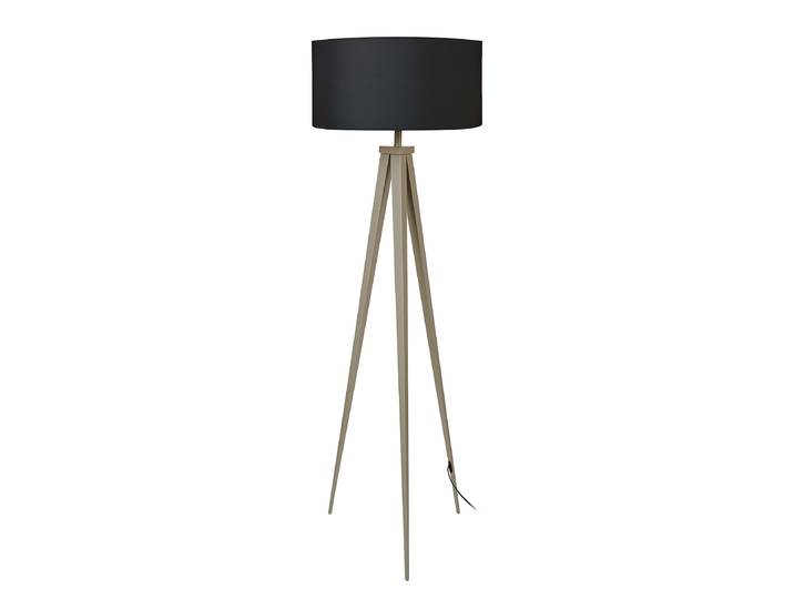 Lampadaire Meren 50 x 152 x 50cm Gris/Noir/Noir/Gris Tissu mélangé E27