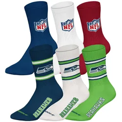 NFL 6Pack Crew Socks Unisex Socken