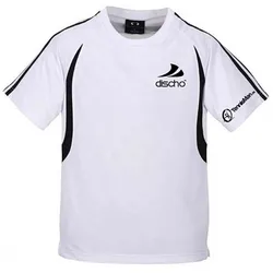 Discho Tennis T-Shirt Fancy -weiss/schwarz M