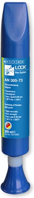 WEICONLOCK® AN 305-73 Flächendichtung, zum Abdichten von Flanschen, niedrigfest, 200 ml, hell grün (30573200)