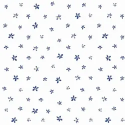 Sovie HOME Tischdecke Theresa in Blau aus Linclass® Airlaid 80 x 80 cm, 1 Stück Blumen Frühling Sommer Fest