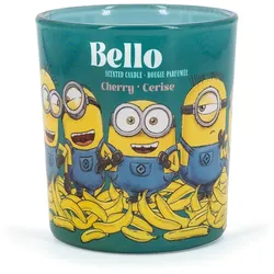 Fragrance and Style GmbH Duftkerze Minions Bello, Aromakerze, 110g, Paraffinwachs, fruchtig süß würzig, Raumduft, Gelb